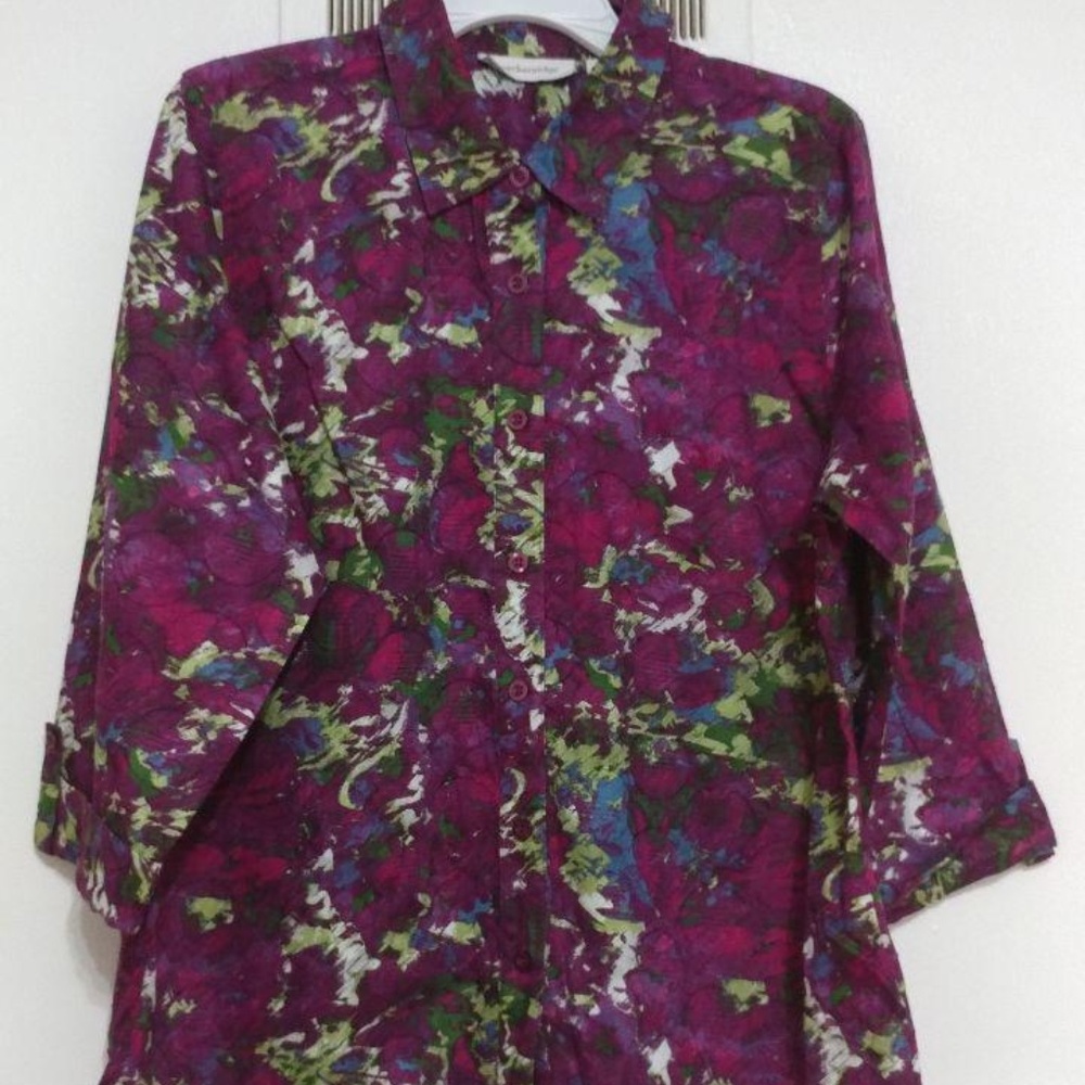 BRECKENRIDGE NEW BUTTON DOWN SHIRT SZ: LAR…